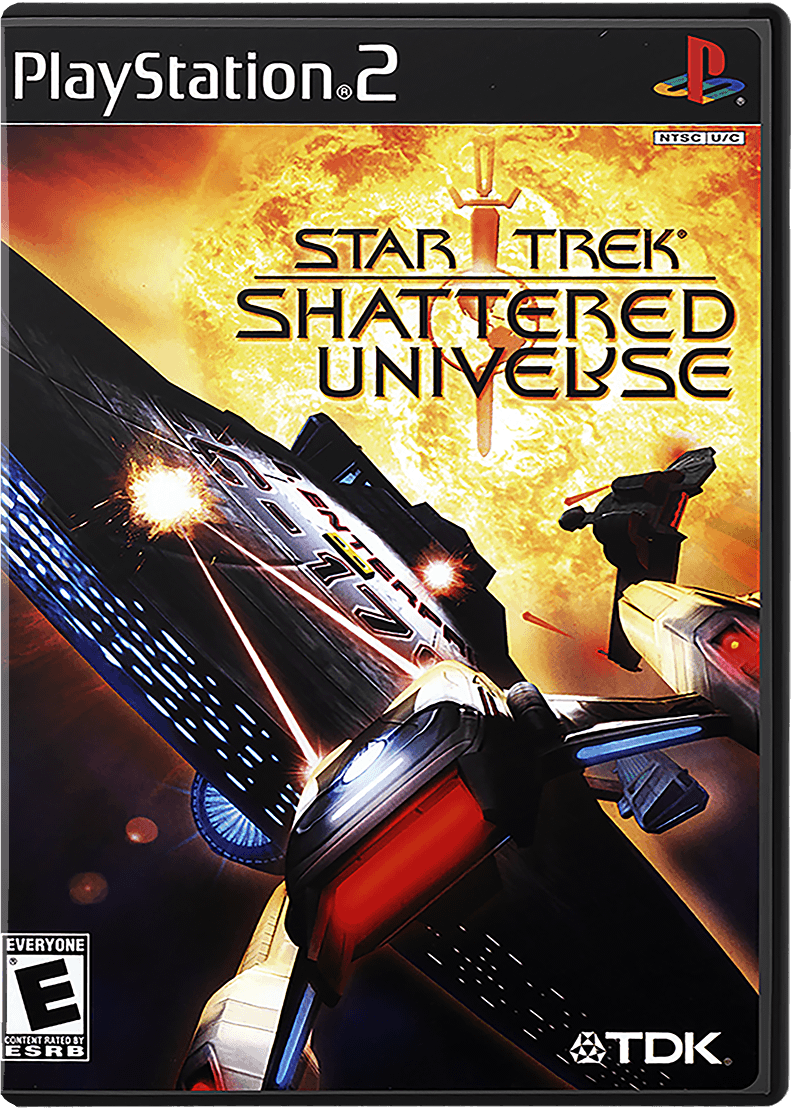 Star Trek Shattered Universe box art for Playstation 2